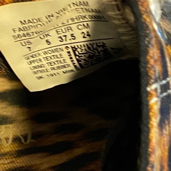 Converse all star low ox lift leopard print sneakers size 7 - Picture 7 of 7